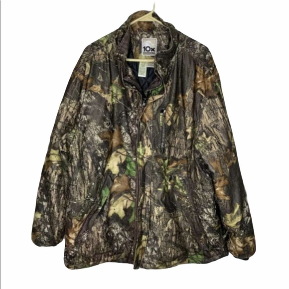 10X Mens Camoflauge Winter Coat Size XL (46/48) - Picture 1 of 7